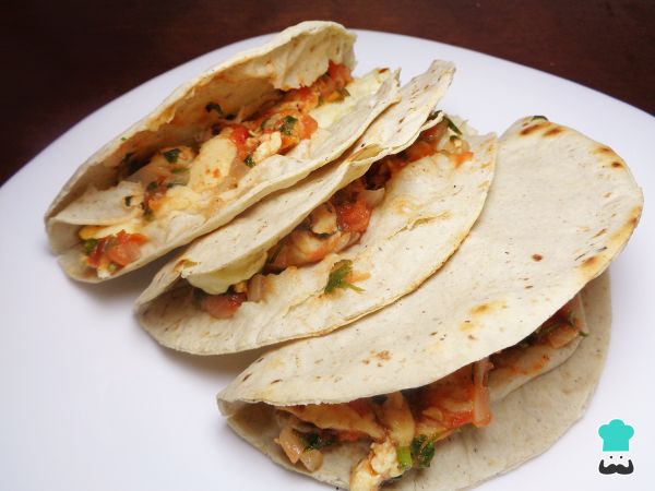 Quesadillas de Tinga de Pollo